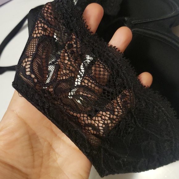 Simone Perele Black Lace Bra with Molded Cups *have 2 Measure* - Picture 5 of 7